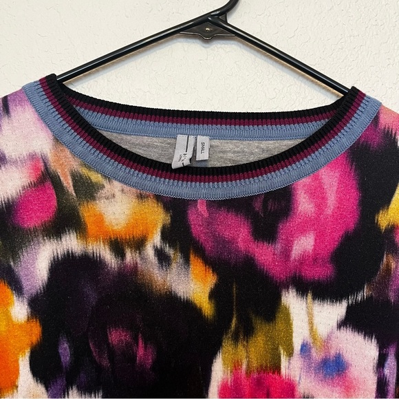 Bl^nk London Anthropologie Colorful Women's Eyelet Loose Sleeve Top Size Small - Picture 5 of 16